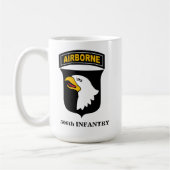 506th Infanterie-Regiment - 101. im Flugzeug Kaffeetasse (Links)