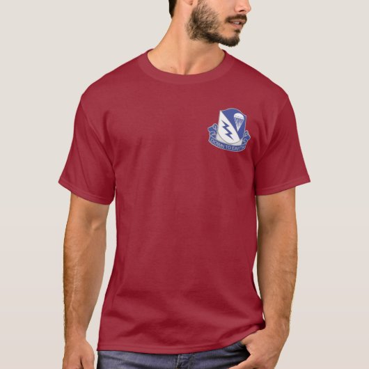 507th PIR + Im Flugzeug Flügel-T - Shirts (Vorderseite)