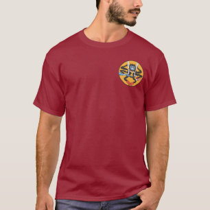 507th PIR Taschen-Flecken + Im Flugzeug Flügel-T - T-Shirt