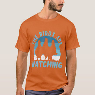 50888 Vögel beobachten Freunde T-Shirt