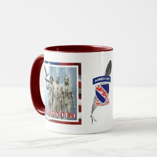 508th Abn Tasse (Vorderseite Links)