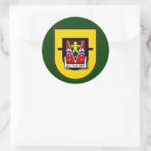 509. Infanterie-Regiment - 1. Bataillon Flash Runder Aufkleber (Tasche)