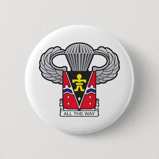 509th Im Flugzeug mit im Flugzeug Flügeln 2 Button (Vorderseite)