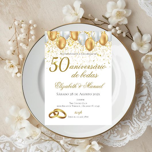 50.ª invitación einladung