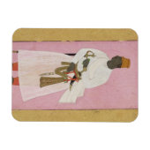 50.14/8 Portrait von Malik Amber, in Deva eingesch Magnet (Horizontal)
