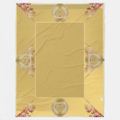 50./1. Golden Ochre Fleece Blanket (Vorderseite)