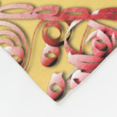 50./1. Golden Ochre Fleece Blanket (Ecke)