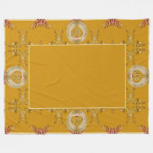 50./1. Golden Ochre Fleece Blanket (Vorderseite (Horizontal))