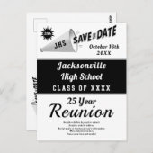 50 40 30 25 20 10 Wiedersehen jeder Klasse Save th Postkarte (Vorne/Hinten)