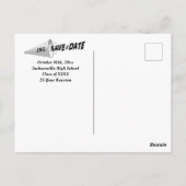 50 40 30 25 20 10 Wiedersehen jeder Klasse Save th Postkarte (Rückseite)