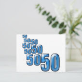 50 50 50 POSTKARTE (Stehend Vorderseite)