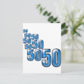 50 50 50 POSTKARTE (Stehend Vorderseite)