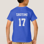 50/50 CLUB SHOTIME #17 BLUE JERSEY BASEBALL SHIRT (Rückseite)