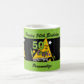 50 50. Geburtstag des Jährig-Party-Tier-| Kaffeetasse (Mittel)