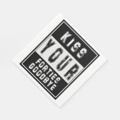 50., 50. GEBURTSTAG, STARK OUTA 40TIES NAPKIN SERVIETTE (Ecke)