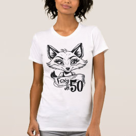 50 | 50. Geburtstagsparty Fox White T-Shirt