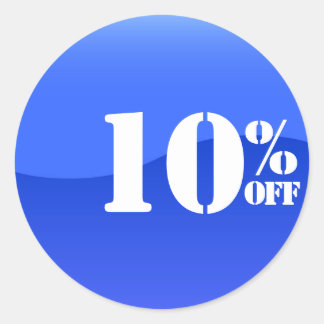 50 % 50 % Rabattglanz auf dem Aufkleber für den Ve