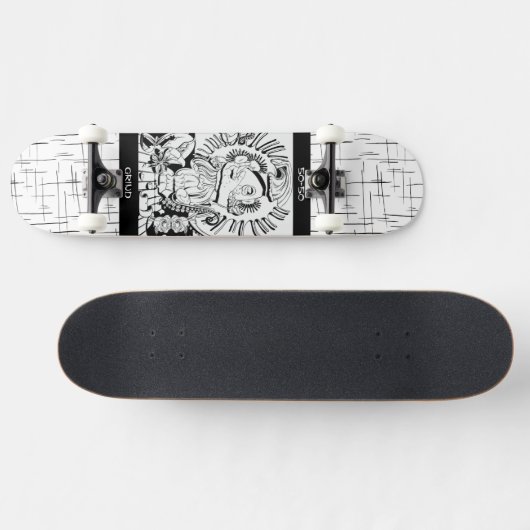 50-50 Windenergie Skateboard (Horizontal)