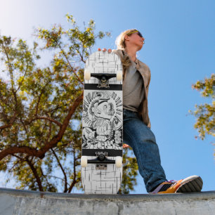 50-50 Windenergie Skateboard