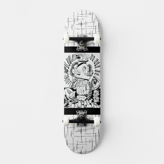 50-50 Windenergie Skateboard (Vorderseite)