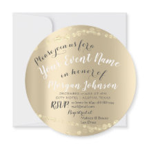 50. 60. 70. Geburtstag Confetti Gold