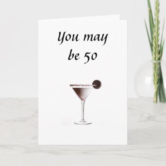 50 ABER NOCH IMMER IN KLEINEM ZUSTAND KARTE (Vorderseite)