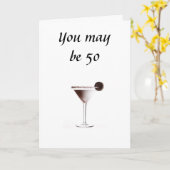 50 ABER NOCH IMMER IN KLEINEM ZUSTAND KARTE (Gelbe Blume)