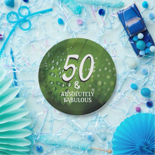 50 | Absolut fabelhaft | Grünbuch Pappteller (Party)