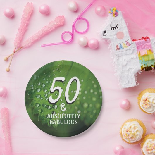 50 | Absolut fabelhaft | Grünbuch Pappteller (Party)