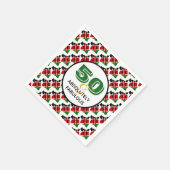 50 & Absolut fabelhafte KENYA Feier Serviette (Ecke)