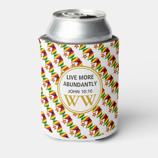 50 Absolut fabelhafte ZIMBABWE Monogramm Custom Dosenkühler (Kanne Rückseite)
