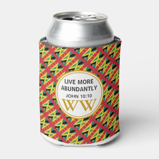 50 Absolut Fabulous JAMAICA GRENADA Monogramm Dosenkühler (Kanne Vorderseite)