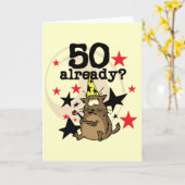 50 Already Birthday Karte (Gelbe Blume)