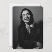 50 and Fabulous | 50th Birthday Party Invitation Einladung (Rückseite)