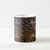 50 And Fabulous Birthday Gold Black Golden Glitter Kaffeetasse (Mittel)
