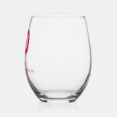 50 and Fabulous Fiftieth Birthday Weinglas Ohne Stiel (Links)