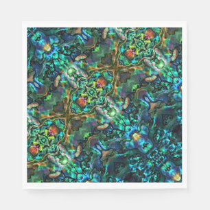 50 Artikel Napkins Abalone Serviette