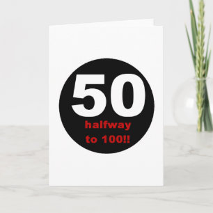 50 Auf halber bis hundert Karte