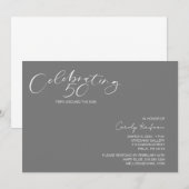 50 Ausflüge rund um die Sun Modern Birthday Party Einladung (Vorne/Hinten)