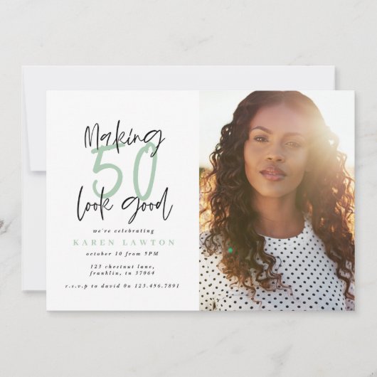 50 aussehen als Geburtstagsaufenthalt eines guten  (Vorderseite)