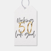 50 aussehen gut Gold Geburtstag danke