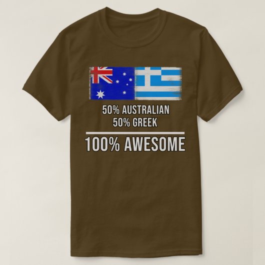 50 australische 50 griechische 100 Phantastisches  T-Shirt (Design vorne)