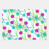 50 Bier, glücklicher Geburtstag, Kreise quicken Geschenkpapier Set (Vorderseite 3)