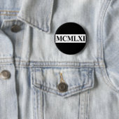 50. Birthday, 1961 Button (Beispiel)