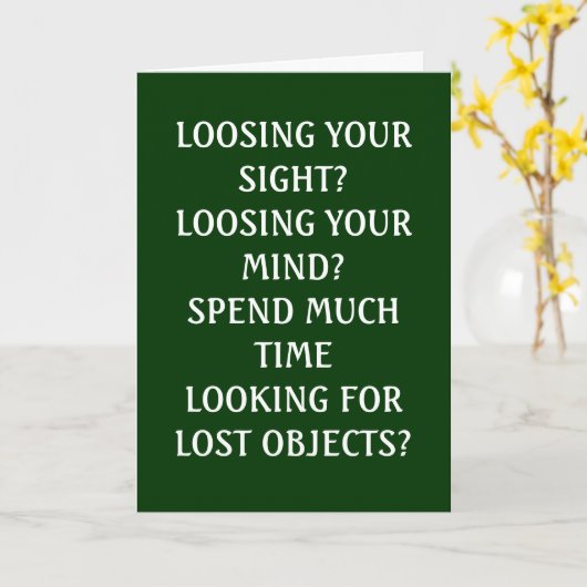 50. BIRTHDAY LOGIC KARTE (Gelbe Blume)