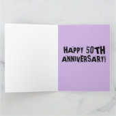 50. BREITE JAHRESGREETING BIG CARD KARTE (Innenseite)