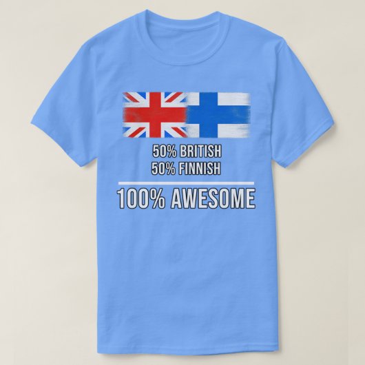 50 Britische 50 Finnische 100 Phantastische Gesche T-Shirt (Design vorne)