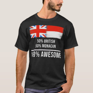 50 Britische 50 Monacan 100 Phantastisches Geschen T-Shirt
