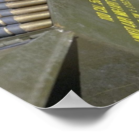 .50 Cal Machine Gun Poster (Ecke)