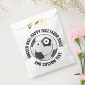 50 Custom Soccer Theme Party BLAUE EYES Happy Face Geschenktütchen (Versiegelt)